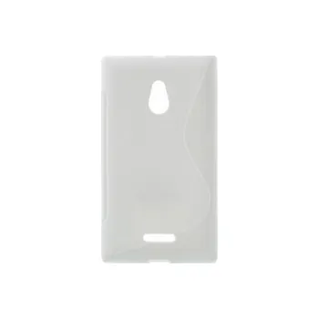 Pouzdro na mobilní telefon Silikonový obal Nokia XL - bílý