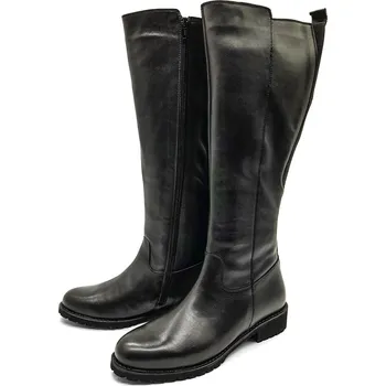 Dámské kozačky Dámské kožené kozačky 077-44551-00001 WILD černá Barva: černá, Velikost: 38