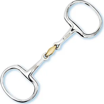Udidlo pro koně Stübben Udidlo olivové dvakrát lomené Stübben, 14 mm 13,5 cm