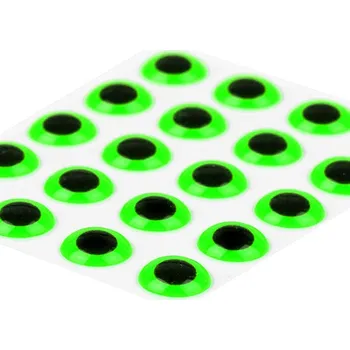 Sybai 3D Epoxy Eyes Fluo Green 3,5mm