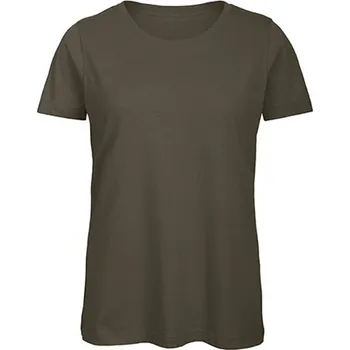 B&amp;C Dámské triko TW043 Khaki XS