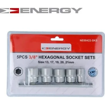 Autodílna Sada nástrčných klíčů 3/8" 5ks ENERGY NE00422-SK5