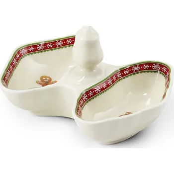 Hmoždíř Slánka dvoudílná, 12 cm, perníčky, vánoční porcelán, Leander