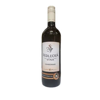 Víno Chardonnay moravské zemské víno 2022 suché (bílé suché víno)
