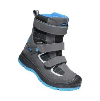 Chlapecká zimní obuv KEEN REDWOOD WINTER WP K raven/magnet US 11 / EU 29,0 / UK 10 / 18 cm; Šedá dětská obuv + DÁREK DLE VÝBĚRU!