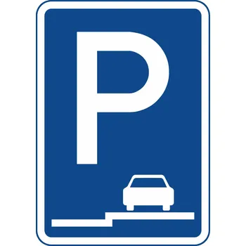 Dopravní značka Parkoviště (stání na chodníku podélné) Dopravní značka 500x700 mm