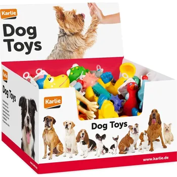 Hračka pro psa Karlie Hračka pro psy latexová pískací různé druhy 6cm