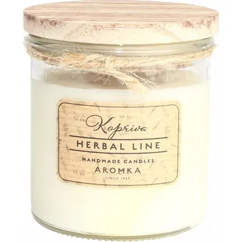 Svíčka Aromka Přírodní vonná svíčka sójová - Kopřiva, 250 ml