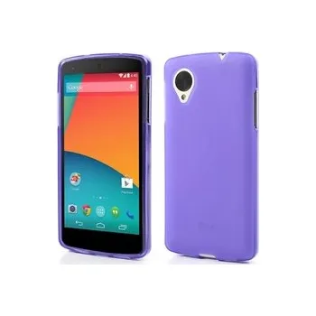 Pouzdro na mobilní telefon Silikonové pouzdro obal Google Nexus 5 - fialové