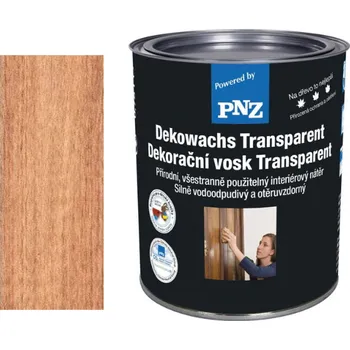 barva a nátěr na dřevo pnz dekorační vosk transparent 0,25l koňak