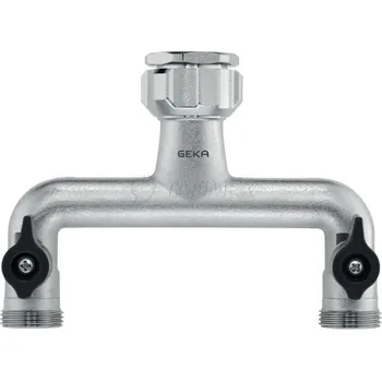 rozdělovač topení GEKA plus dvoucestný rozdělovač s vnějšími závity