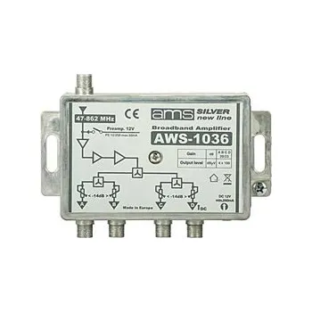 Anténní zesilovač AMS Anténní zesilovač AWS-1036 (47-862MHz, 4x výstup)