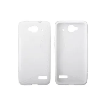 Pouzdro na mobilní telefon Silikonový obal Alcatel OT-6012D IDOL Mini - bílý