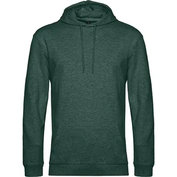 Pánská mikina B&amp;C Unisex mikina WU03W Heather Dark Green 3XL