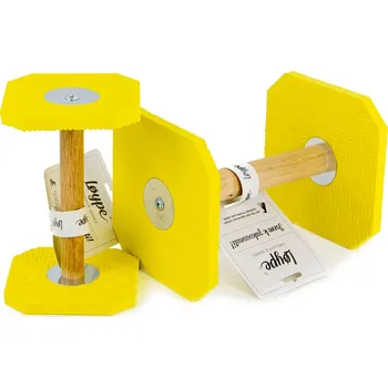 Pomůcka pro výcvik zvířete LOYPE Činka – výcviková pomůcka pro větší psy, žlutá Velikost: M