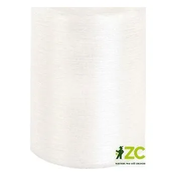 Svíčka Svíčka válec Kontury drátkovaný motiv 70x100 mm - metalická bílá