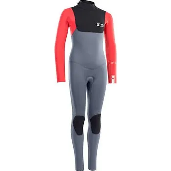 Potápěčské vybavení neopren ION Capture Semidry 5/4 BZ DL steel blue/red/black velikost neoprenů a trapézů 152/12/L