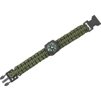 Vybavení pro přežití Náramek PARACORD ALBAINOX 33956-VE - Zelený