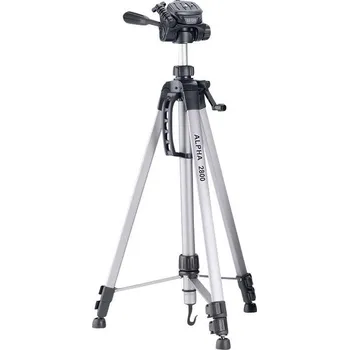 Stativ Cullmann Alpha 2800 trojnohý stativ 1/4palcové min./max.výška=67.5 - 184.5 cm hliník vč. brašny, kulová hlava, třícestná hlava