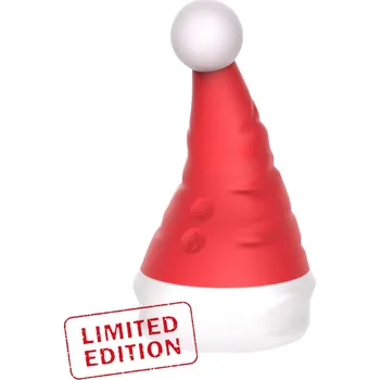 Vibrátor Rimba Naughty Hat Christmas Vibrator with Clitoral Stimulator