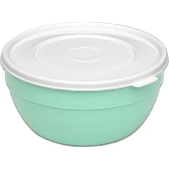 PETRAplast Plastová miska 600 ml s víčkem Barva: Světle zelená
