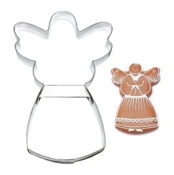 Vánoční dekorace Vykrajovačka anděl 85x130mm CZ