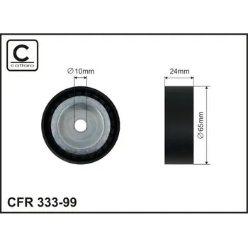 Napínací kladka, žebrovaný klínovy řemen CAFFARO 333-99