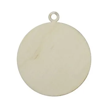 Balící papír Dřevěná jmenovka ozdoba malá