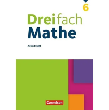 Cizojazyčná kniha Dreifach Mathe 6. Schuljahr - Arbeitsheft mit Lösungen