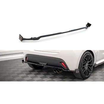 Nárazník Spoiler zadního nárazníku + Flaps Toyota Yaris Mk4 carbon look