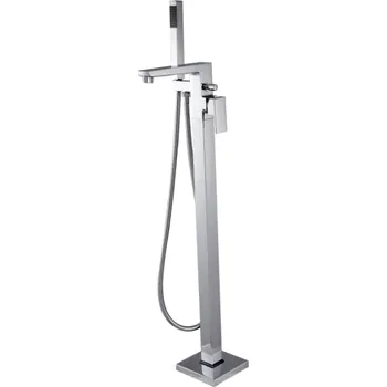 Invena Paros, volně stojící vanová baterie, chromová, INV-BW-09-W01-A