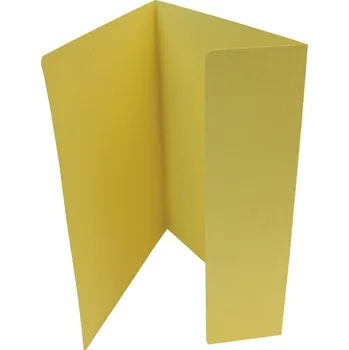 Desky papírové A4, 251, 1 chlopeň, žlutá