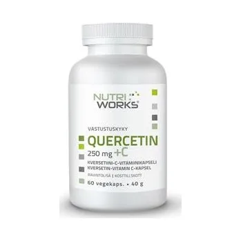 Zdraví NutriWorks Quercetin + Vitamin C 250 mg 60 kapslí