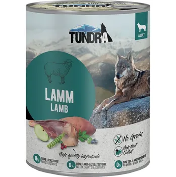Krmivo pro psa Tundra Dog jehněčí maso 12 × 800 g