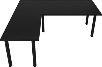 Počítačový stůl Počítačový rohový stůl Look N levý černý