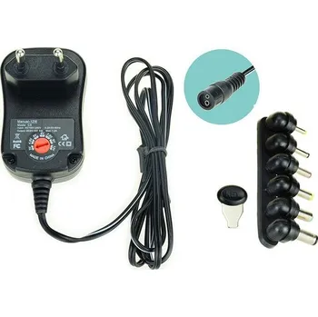 Napáječ, síťový adaptér MANUAL-12W, 3-12V/1A