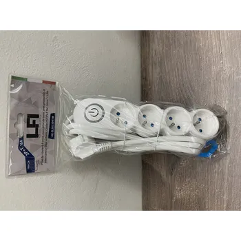 Prodlužovací kabel Prodlužovací kabel s vypínačem 1,5m 4 zásuvka 16A