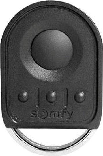 Somfy Keygo 4 RTS 4-kanálový frekvence 433,42 MHz dálkový ovladač pro pohony Somfy Barva: černá s chromovym okrajem,