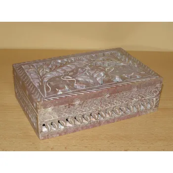 Šperkovnice Šperkovnice vyřezávaná - mastek obdélník s17