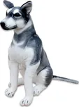 Plyšový sedící Husky 80 cm