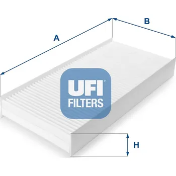 Ventilátor topení a klimatizace Filtr, vzduch v interiéru UFI 53.136.00