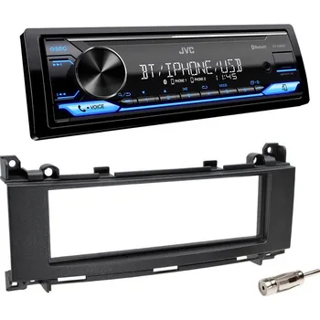 Autorádio Autorádio MERCEDES A W169 2004-2012 JVC KD-X382BT Bluetooth s instalační sadou