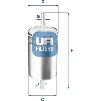 Palivový filtr Palivový filtr UFI 31.722.00