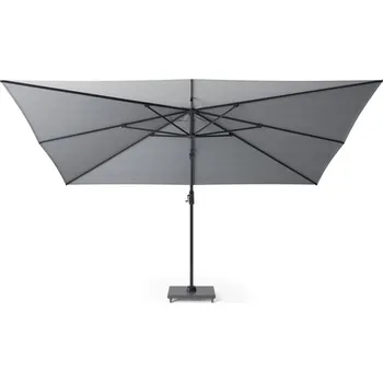 Stínicí technika Slunečník Challenger 1 Premium Platinum Velikost: 400 x 300 cm, Barva látky: Manhattan, Barva rámu: Antracitová