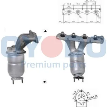 Katalyzátor Katalyzátor OYODO 10N0054-OYO