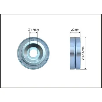 Auto-moto Napínací kladka, žebrovaný klínovy řemen CAFFARO 500024