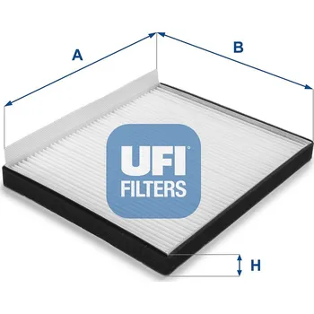Ventilátor topení a klimatizace Filtr, vzduch v interiéru UFI 53.208.00