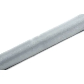 Party dekorace Organza stříbrná, šírka 36 cm, návin 9 m