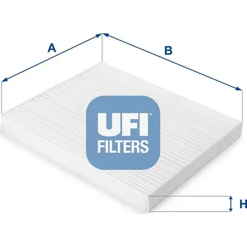 Ventilátor topení a klimatizace Filtr, vzduch v interiéru UFI 53.191.00