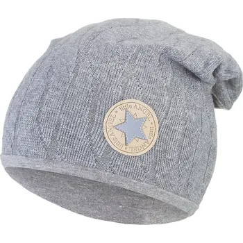 Čepice Little Angel Čepice spadlá podšitá Outlast® - šedá Velikost čepic: 3 | 42-44 cm